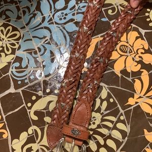 WESTERN LEATHER BELT Sz: S